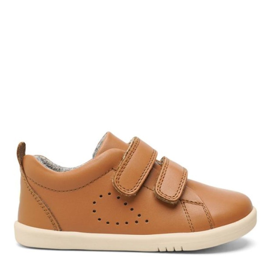 Kids Bobux i-Walk Trainers | Bobux I-Walk Grass Court Caramel