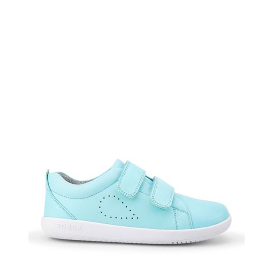 Kids Bobux Kid+ Trainers | Bobux Kid+ Grass Court Aqua