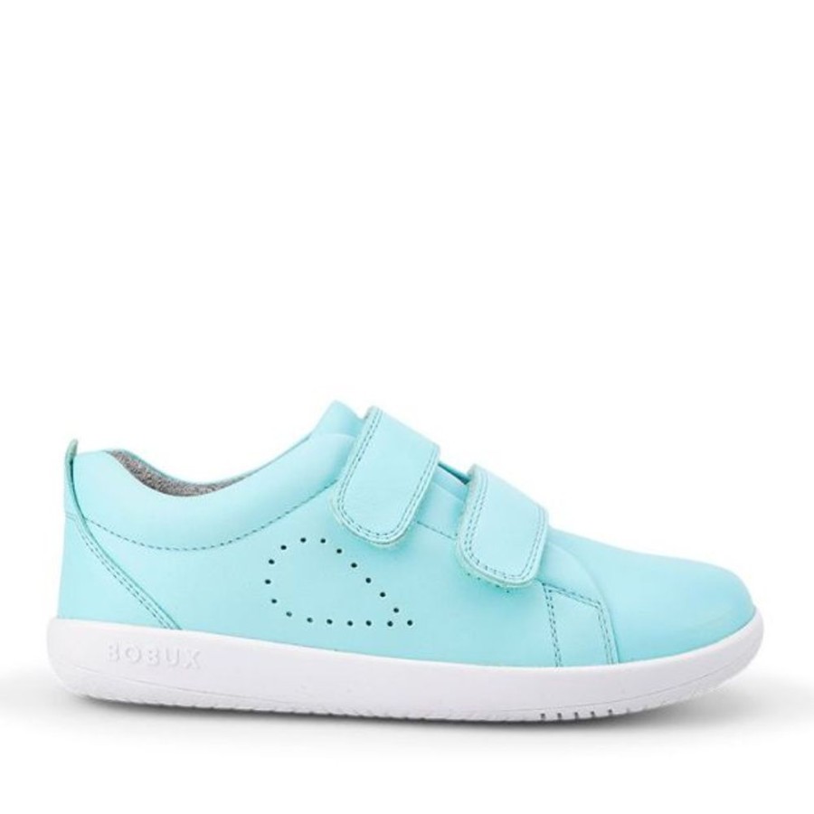 Kids Bobux Kid+ Trainers | Bobux Kid+ Grass Court Aqua