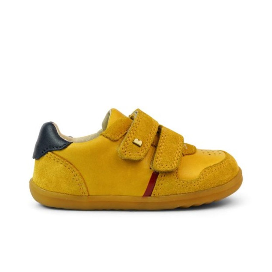 Kids Bobux Step Up Trainers | Bobux Su Riley Chartreuse