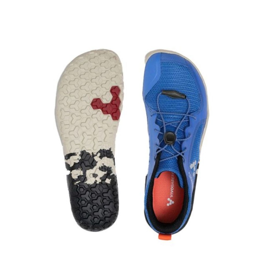 Kids VivoBarefoot Trainers | Vivobarefoot Kids Primus Trail Vivid Blue