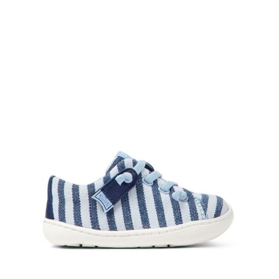 Kids Camper First Shoes | Camper Kids First Peu Shoes Blue Stripe