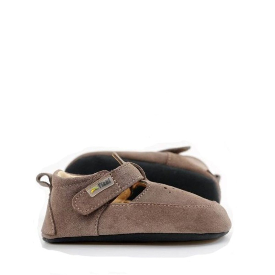 Kids Tikki Pre-Walkers | Tikki Kids Pouf Shoes Almond Suede