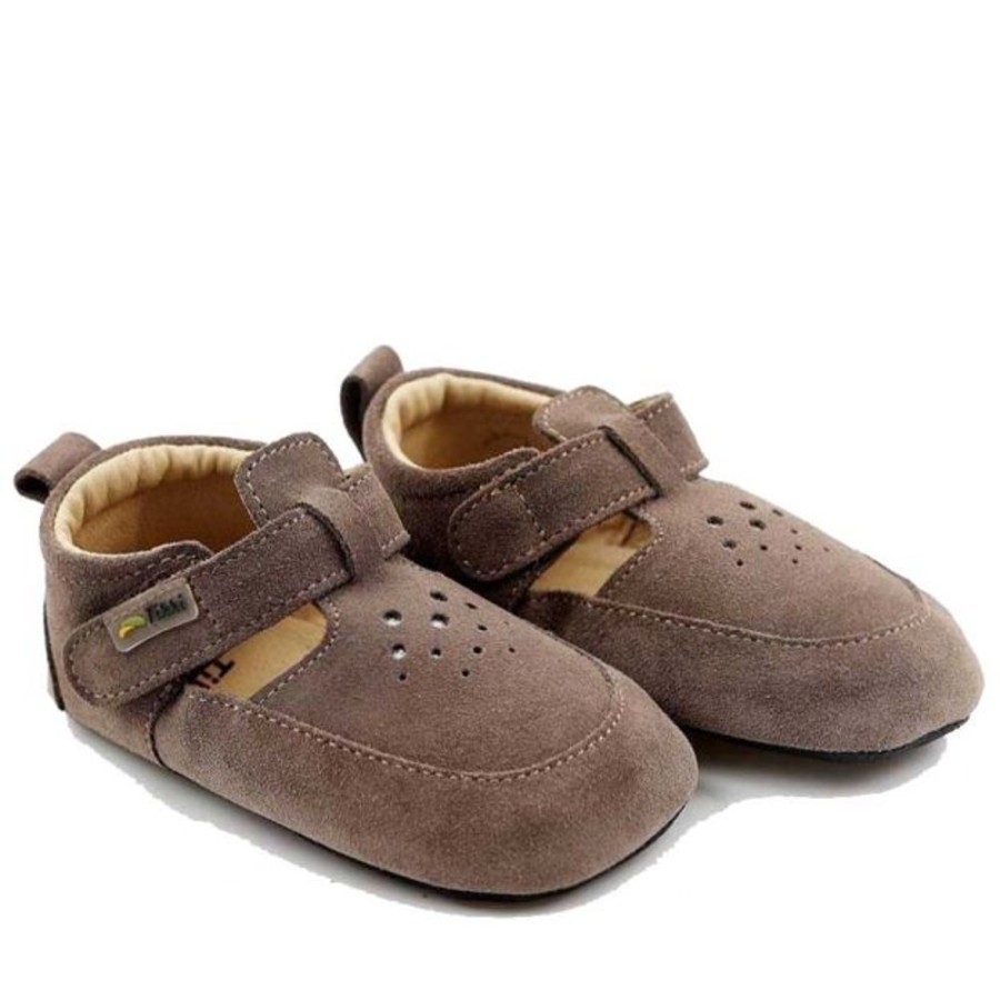 Kids Tikki Pre-Walkers | Tikki Kids Pouf Shoes Almond Suede