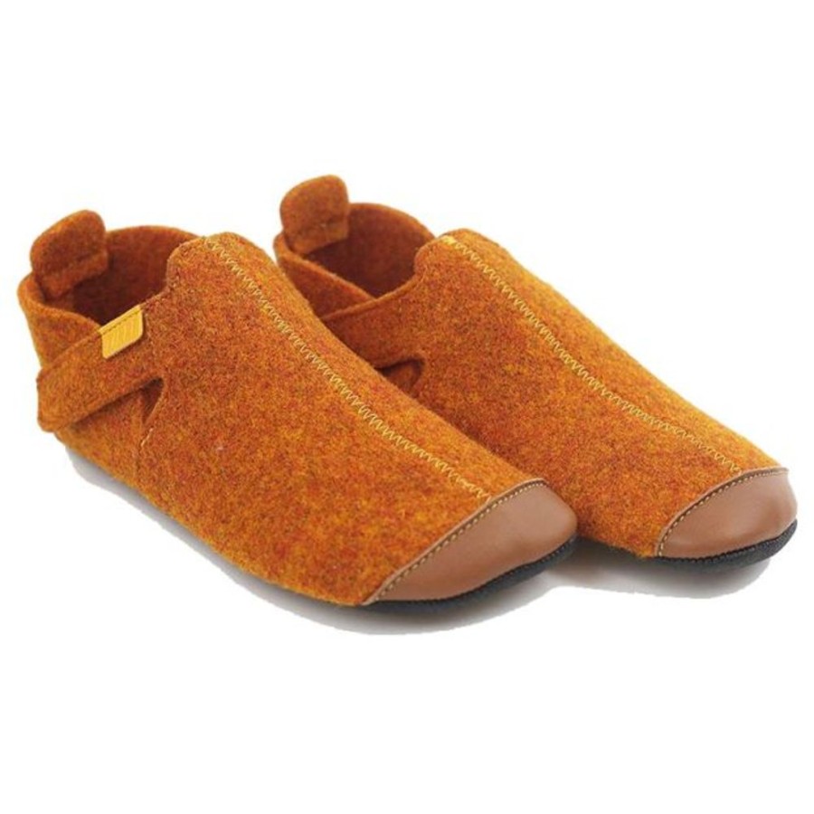 Kids Tikki Pre-Walkers | Tikki Kids Ziggy Wool Shoes Gingerbread