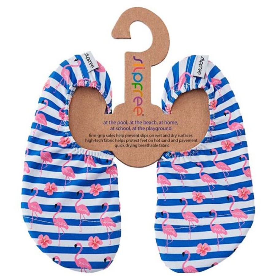 Kids Slipfree Sandals | Slipfree Kids Stripe Pool Shoes