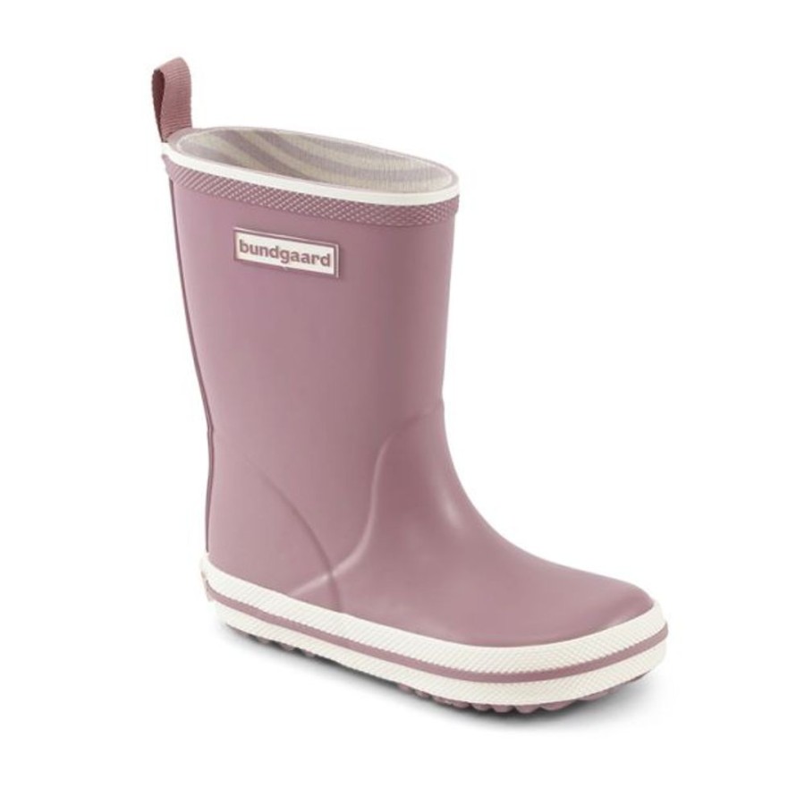 Kids Bundgaard Wellingtons | Bundgaard Kids Classic Charly High Wellingtons Dark Rose