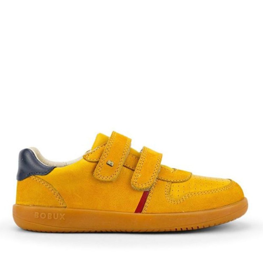 Kids Bobux Kid+ Trainers | Bobux Kid+ Riley Chartreuse Navy